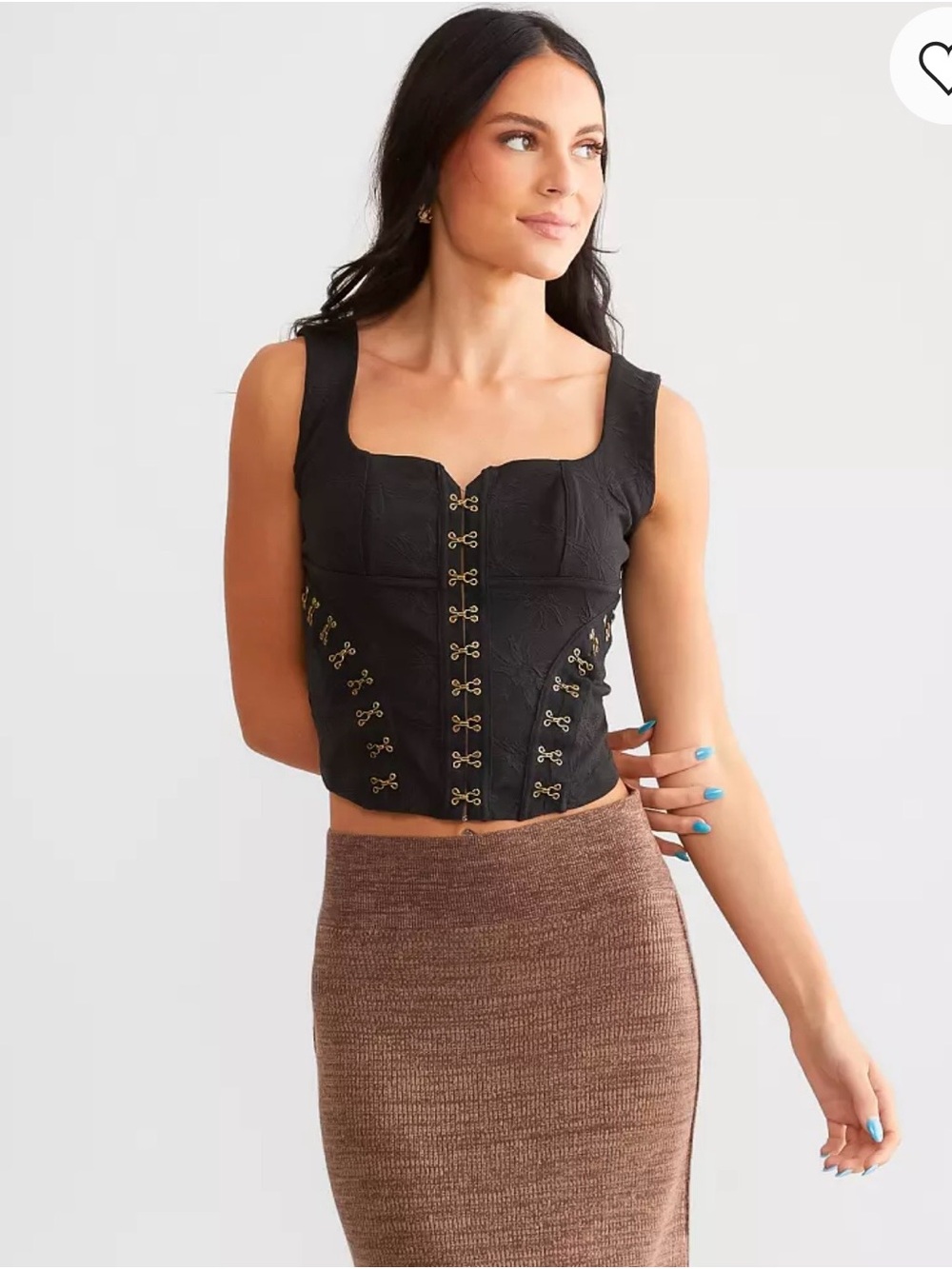 EUC Free People “Don’t Look Back” Cropped Tank Top—Small